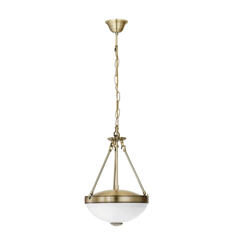 EGLO Light Pendant Light 2-Bulb Burnished