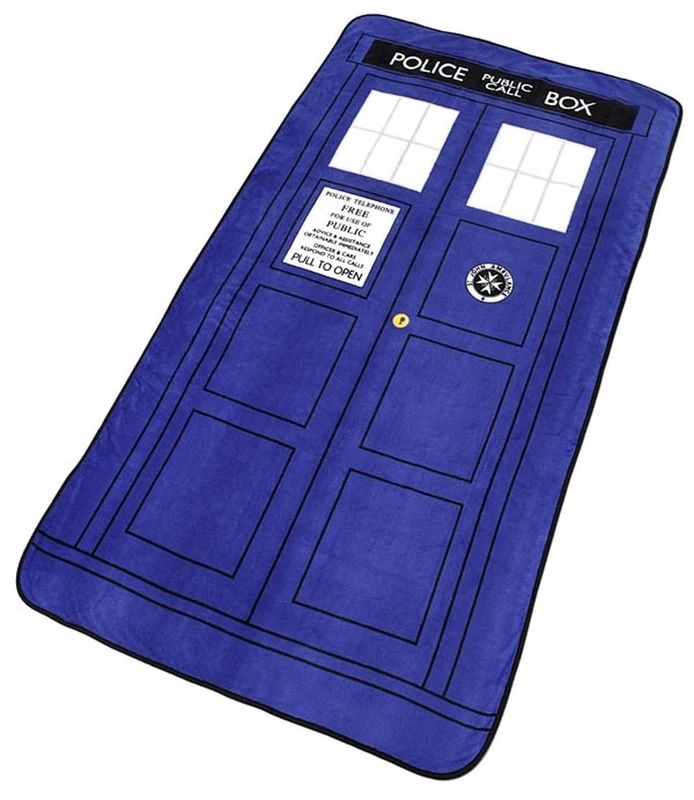 Underground Toys Doctor Who TARDIS Throw Blanket