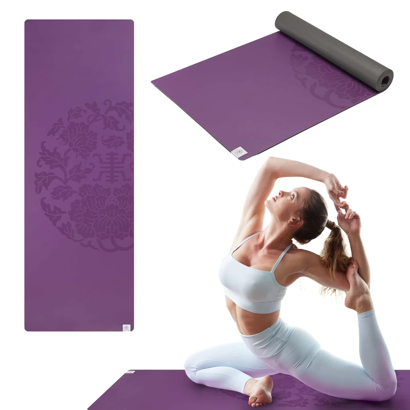 Gaiam Unisex Yoga Mat, Purple, One Size - Image 1