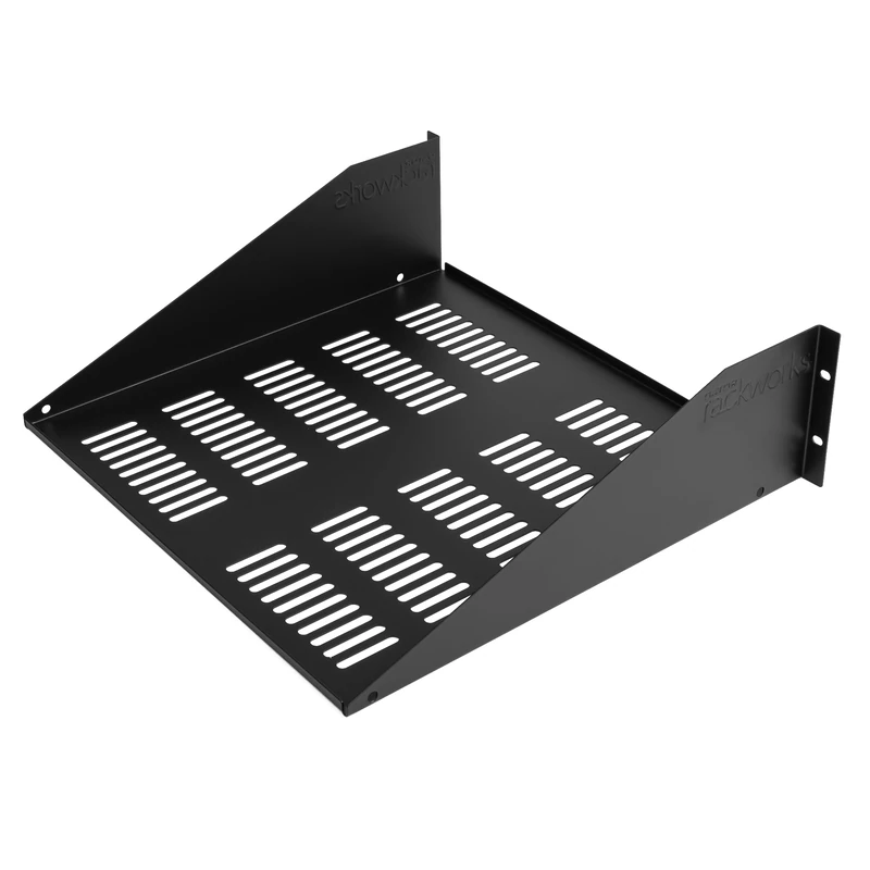 Gator Rackworks Rack Mount Vented Accessory Shelf; 3U Size - 15" Deep (GRW-SHELFVNT3)