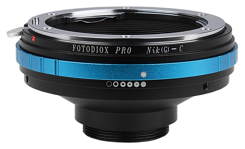 Fotodiox Pro Lens Mount Adapter Compatible with Nikon F-mount G-Type Lenses to C-mount Cameras