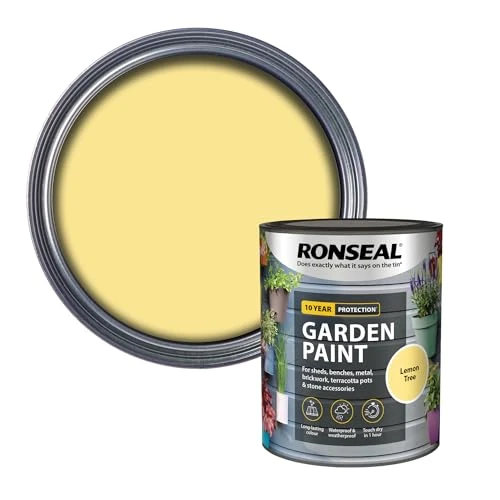 Ronseal RSLGPLT750 750 ml Garden Paint - Lemon Tree