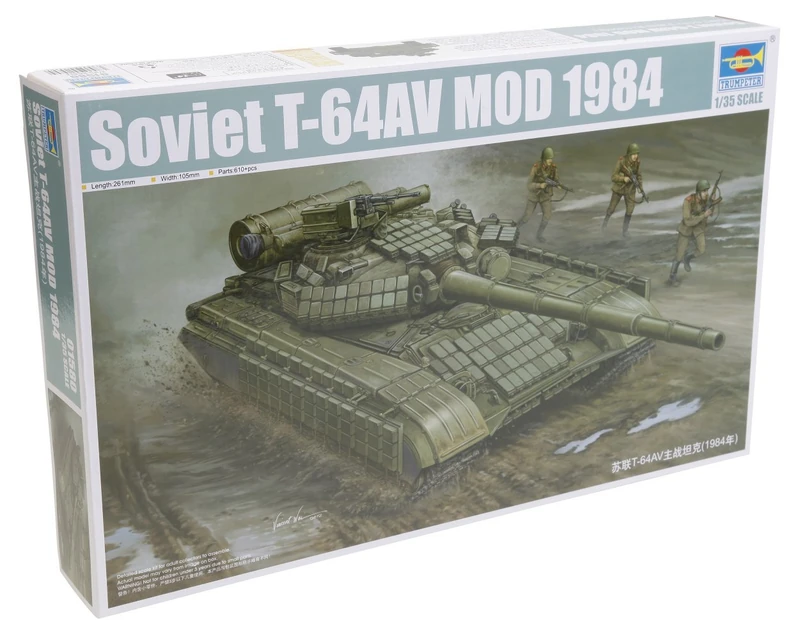 Trumpeter 1:35 T-64A Russian (Mod.1984) MBT Model Kit