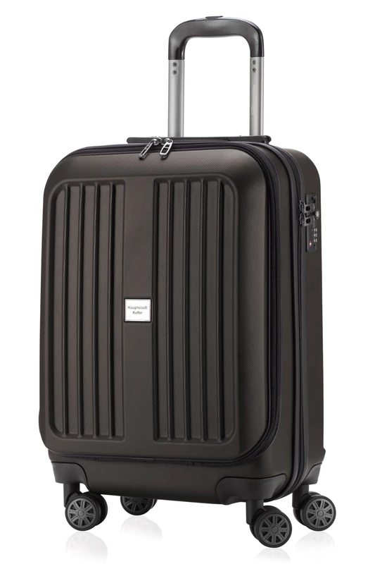 HAUPTSTADTKOFFER - X-Berg - Luggage Suitcase Hardside Spinner Trolley 4 Wheel Expandable, TSA, 65 cm, 90 Liter, Graphite matt