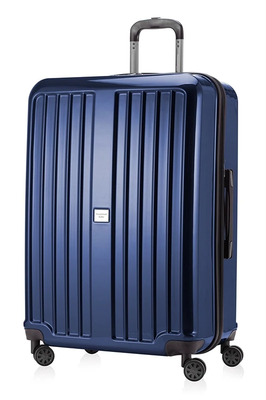 HAUPTSTADTKOFFER - X-Berg - Luggage Suitcase Hardside Spinner Trolley 4 Wheel Expandable, TSA, 75 cm, 126 Liter, Darkblue