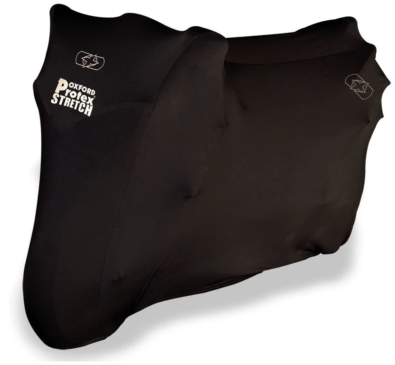 OXFORD CV172 Protex premium stretch fit interior motorcycle cover, black, large
