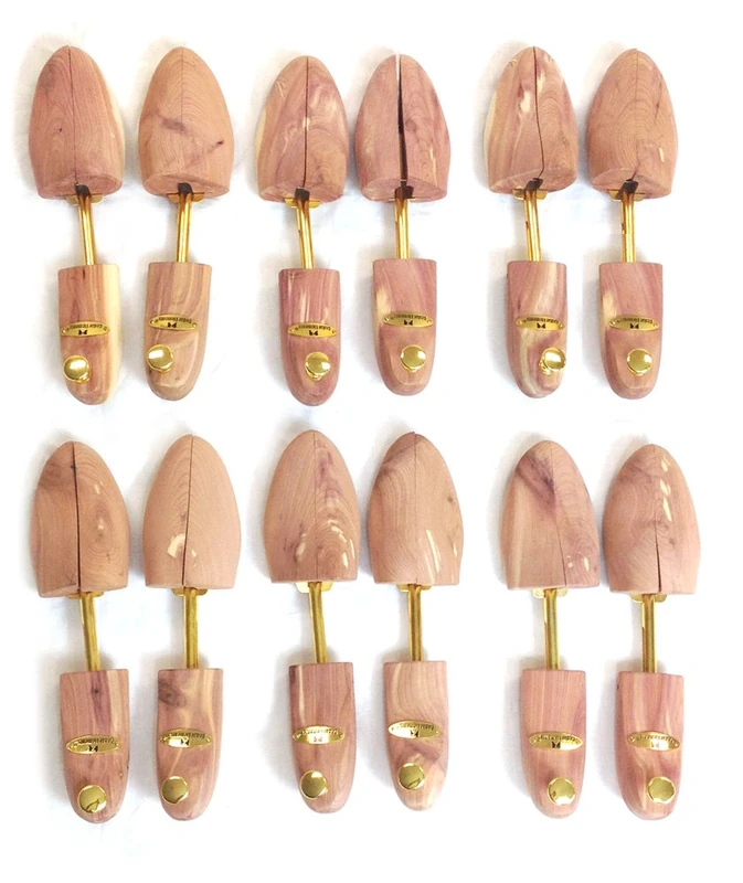 Cedar Elements Little Wholesale Program - Split-Toe Cedar Shoe Trees - 6 Pairs (M)