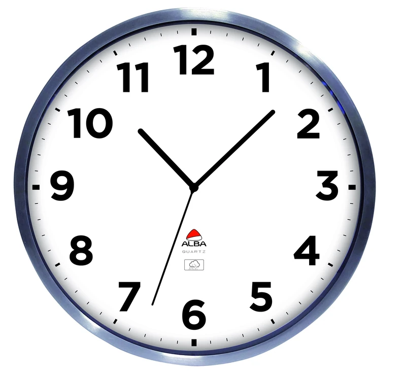 Alba HOREXTRARC Large Outdoor Radio Controlled Clock 35.5 x 4.5 x 35.5 cm