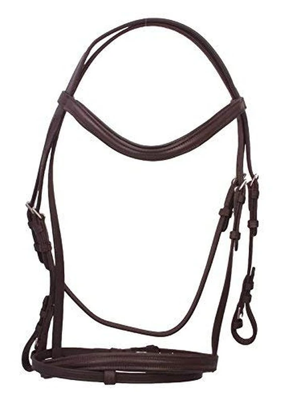 Kerbl 321714 Standard Snaffle Bridle Leather for Shetty Brown