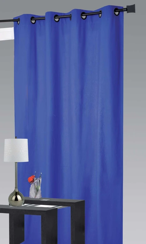 HomeMaison 851167 Polyester Blackout Curtains, polyester, blue, 240x260