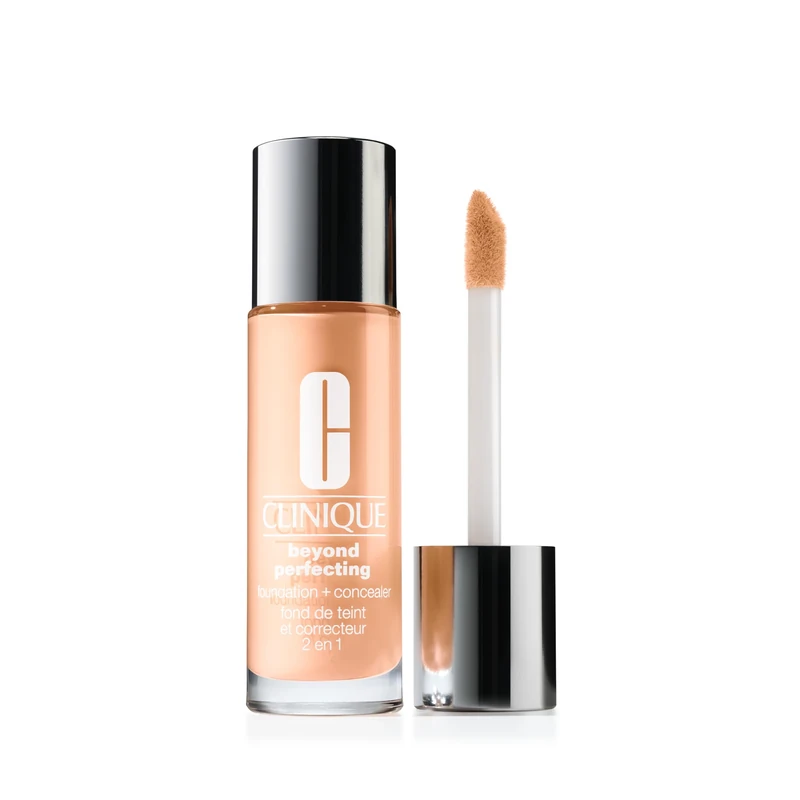 Clinique Beyond Perfecting Liquid Lightweight Full-Coverage Foundation + Concealer For Dry Combination To Oily Skin Types