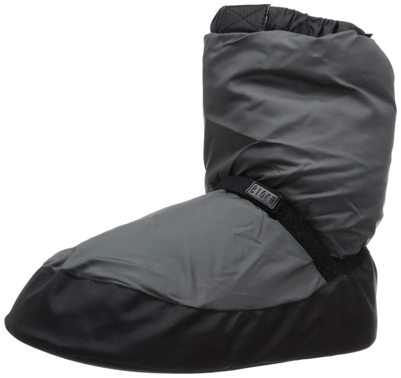 Bloch Men's Warm Up Bootie Dance Shoe, Charcoal, Large UK