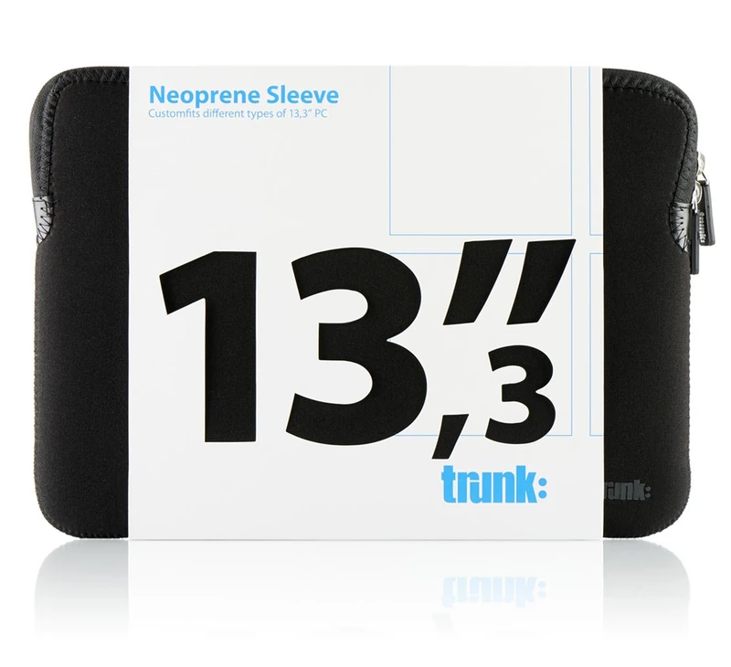 TRUNK Neoprene Sleeve for 13" Tablets and Laptops - Black