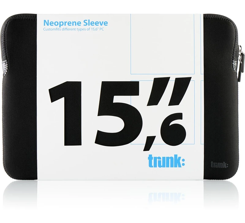 TRUNK Neoprene Sleeve for 15" Tablets and Laptops - Black