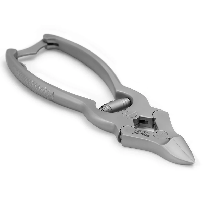 Blizzard Professional Toenail Clippers for Thick Toenails – Heavy Duty Nail Nippers – Podiatry Stainless Steel Nail Clippers for Seniors & Mens Grooming – Includes Metal File – 15cm Barrel Spring