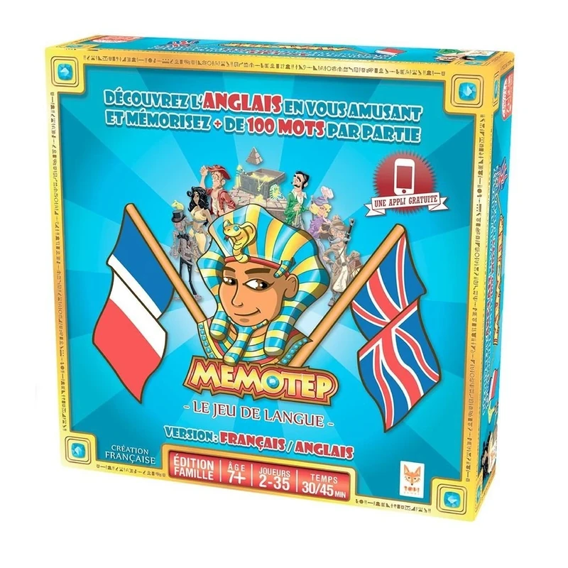 Topi Games Memotep 179001 Language Game