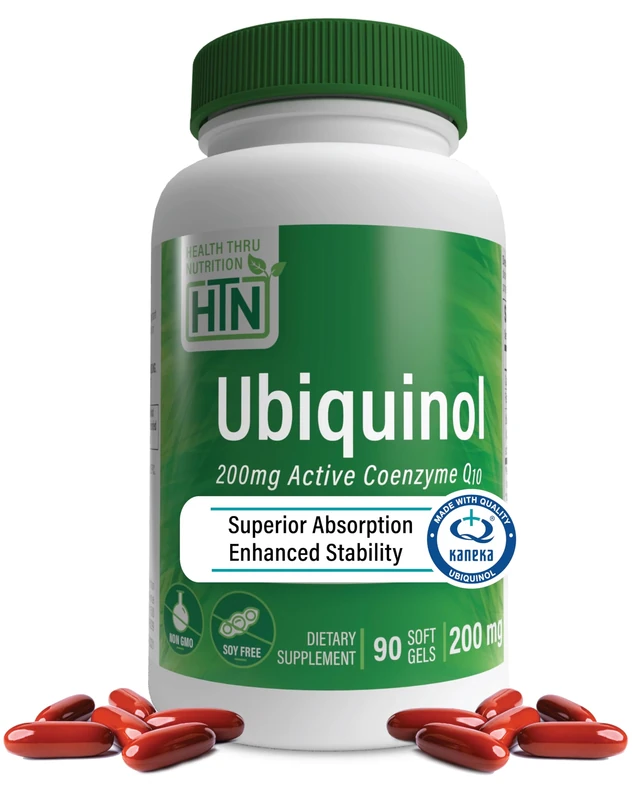 Ubiquinol 200 Milligram EAF CoQ10 (Enhanced Absorption Formula Coenzyme Q10 as Kaneka Ubiquinol) (90 Softgels)
