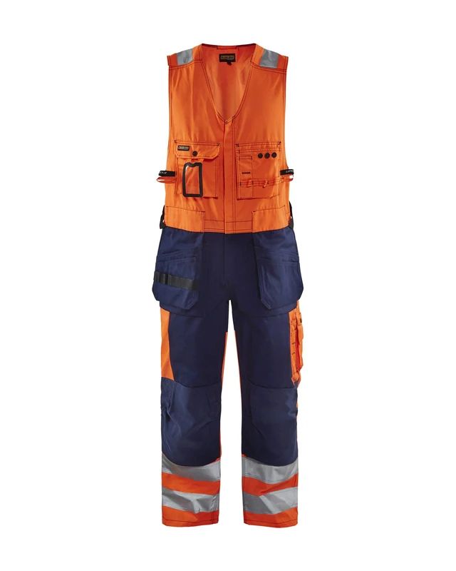 Blakläder 265318045389D116 Size D116 "High Vis" Overall - Orange/Navy Blue
