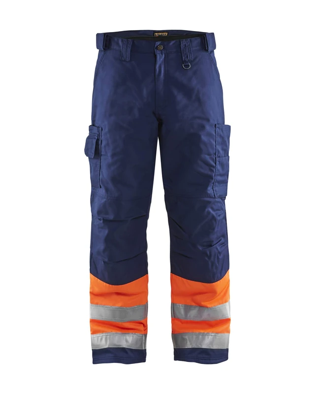 Blakläder 186218115389D88 Size D88 "High Vis" Winter Trousers - Orange/Navy Blue