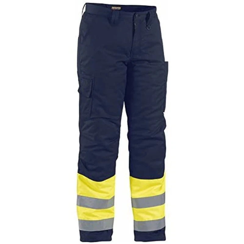 Blakläder 186218113389D120 Size D120 "High Vis" Winter Trousers - Yellow/Navy Blue