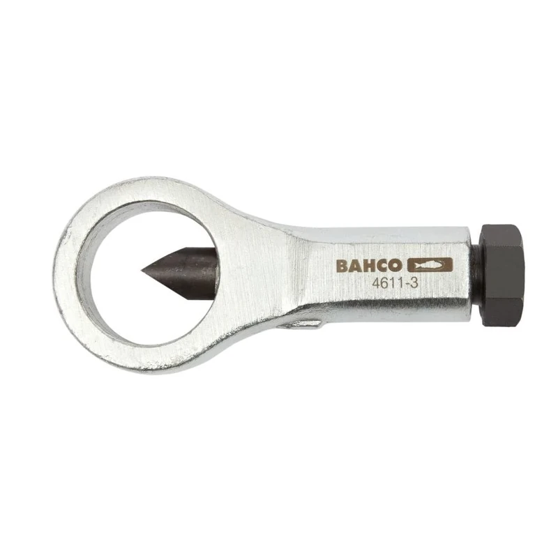 Bahco 4611-3 M16-M24 Mechanical Nut Splitter, Black/Silver
