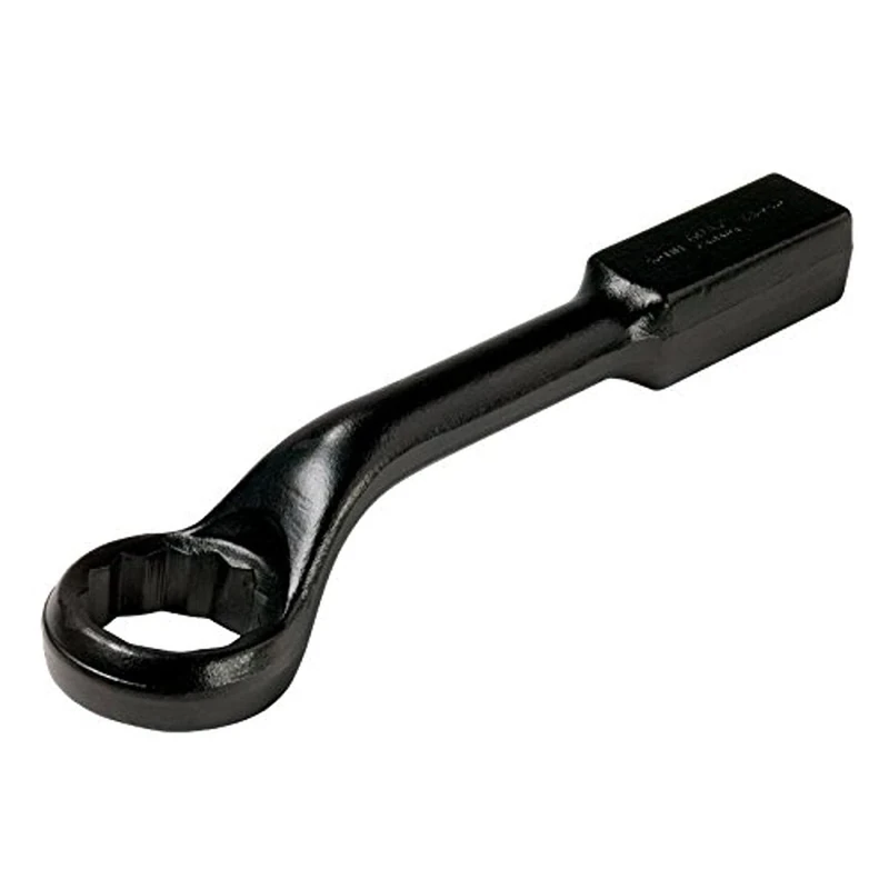 Bahco 315Z-1.5/16 1.5/16 ZOLL Ring End Slogging Wrench Double Hex with 45 Degree Offset Head, Black