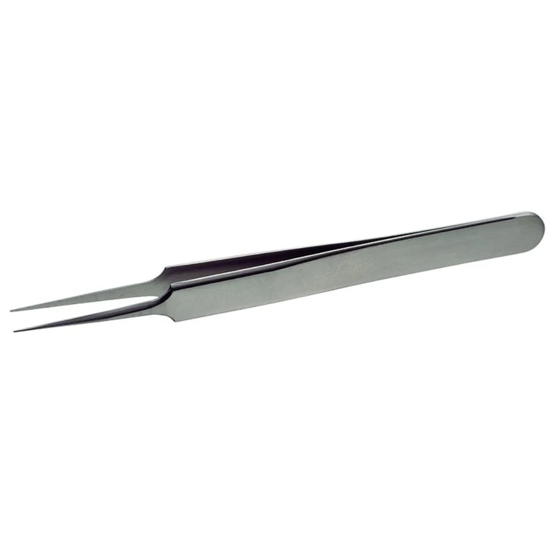 Bahco TL 5-TA Titanium High Precision Tweezers with Fine Tips, Silver