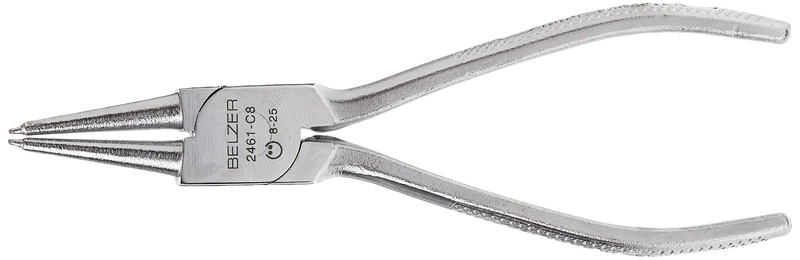Bahco 2461 C8 Internal Circlip Pliers with Straight Jaws, Silver, 140 mm
