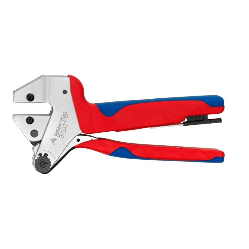 Rennsteig 624 674 6 "PEW12.674" Chrome Plated Crimping Pliers, Multi-Colour