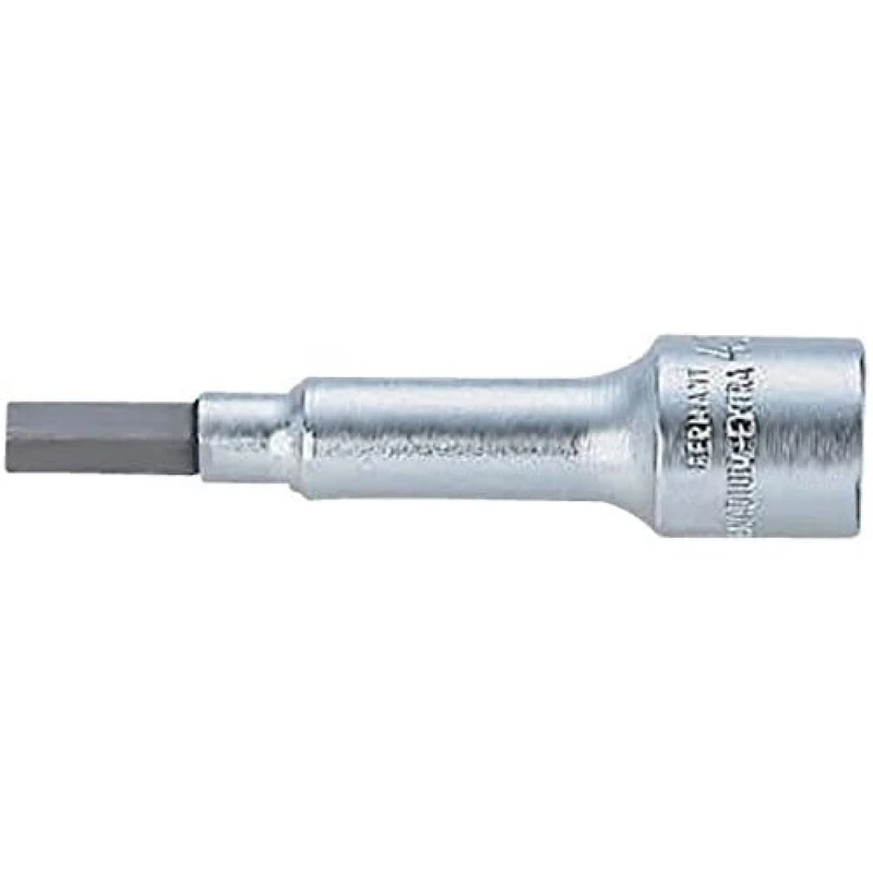 Bahco A6709M-5 1/4-Inch Socket Driver Long for Hex Head Screws, Silver, 5 mm - Image 1