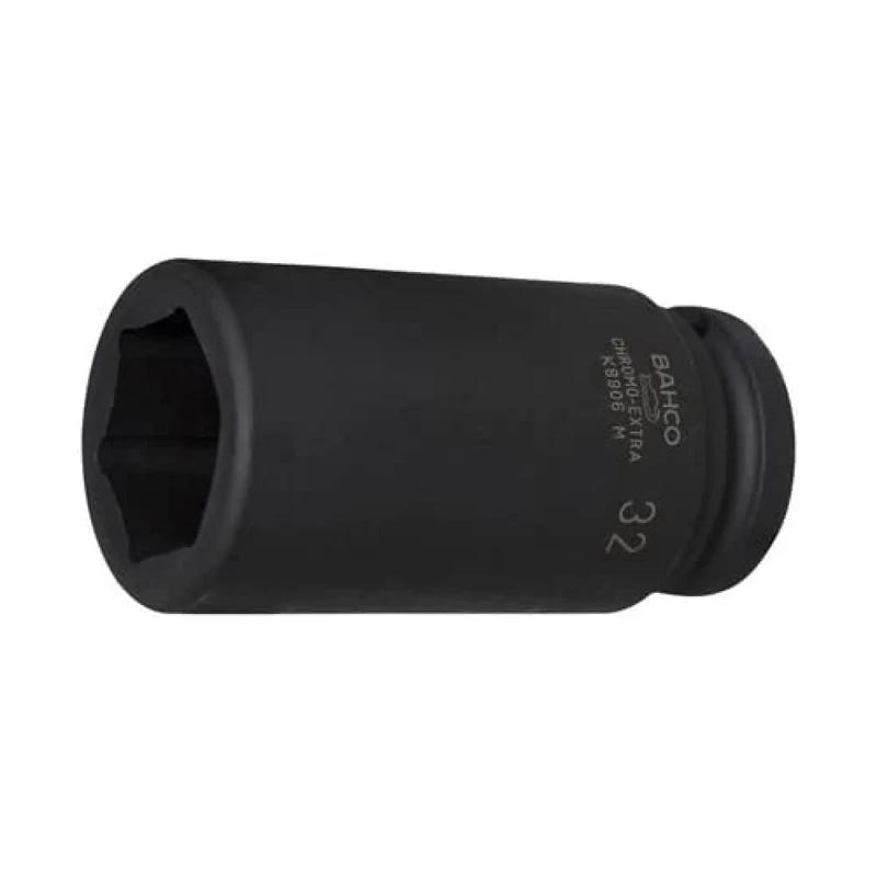 Bahco K8906Z-1.5/16 Long Deep Socket, Black, 1 5/16-Inch