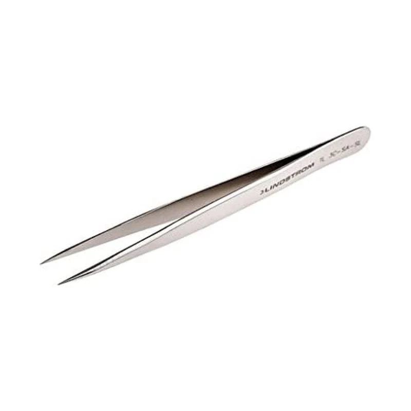 Bahco TL SM 110-SA SMD Stainless Tweezers for Positioning Capacitors, Silver