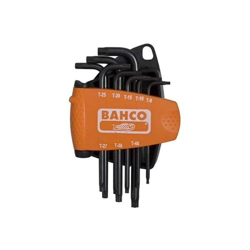 Bahco BE-7675 Torx Offset Screwdriver, Black/Orange, Set of 8 Piece