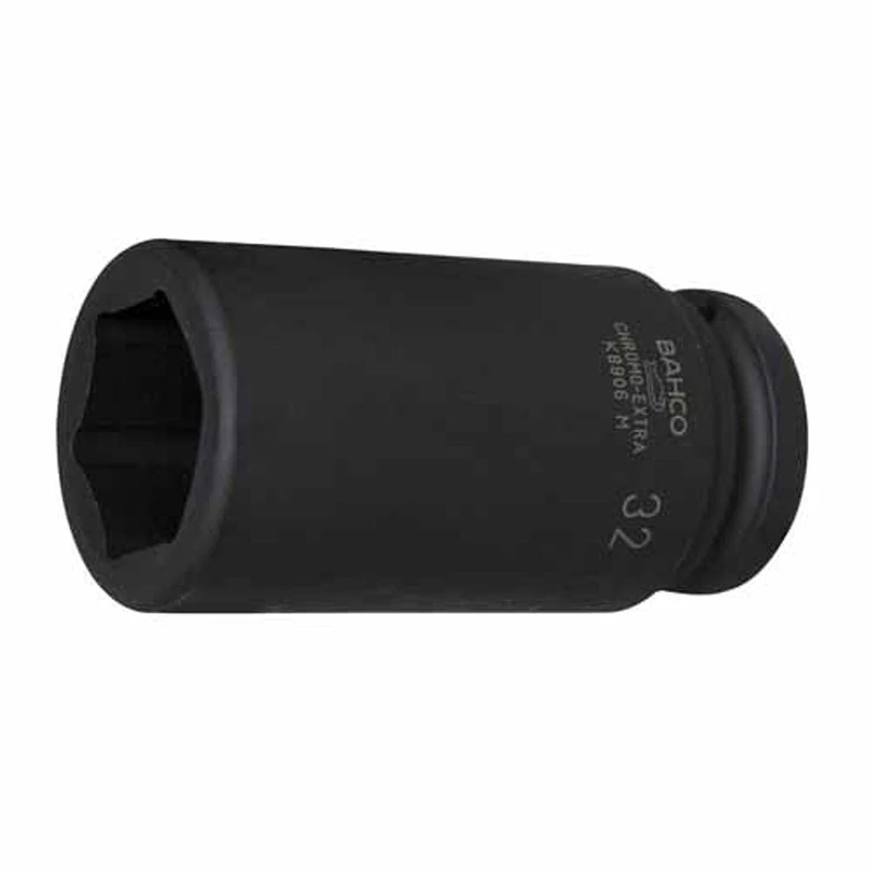 Bahco K8906Z-13/16 Long Deep Socket, Black, 13/16-Inch