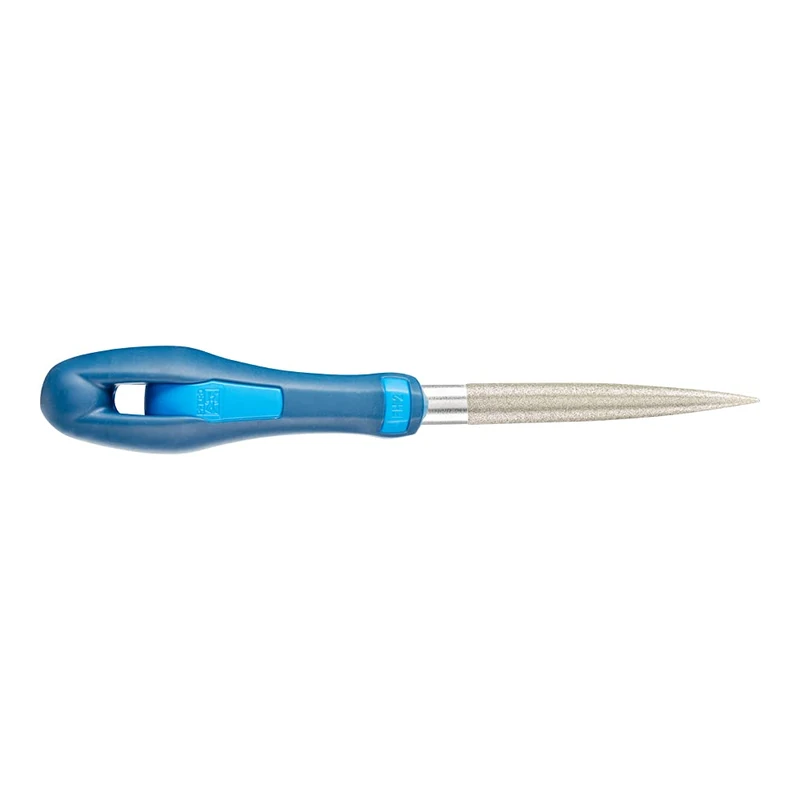 PFERD Diamond Workshop File Semi-Round Pointed 100 mm D151 (Medium) 15405151 - for Hard Materials - Image 1