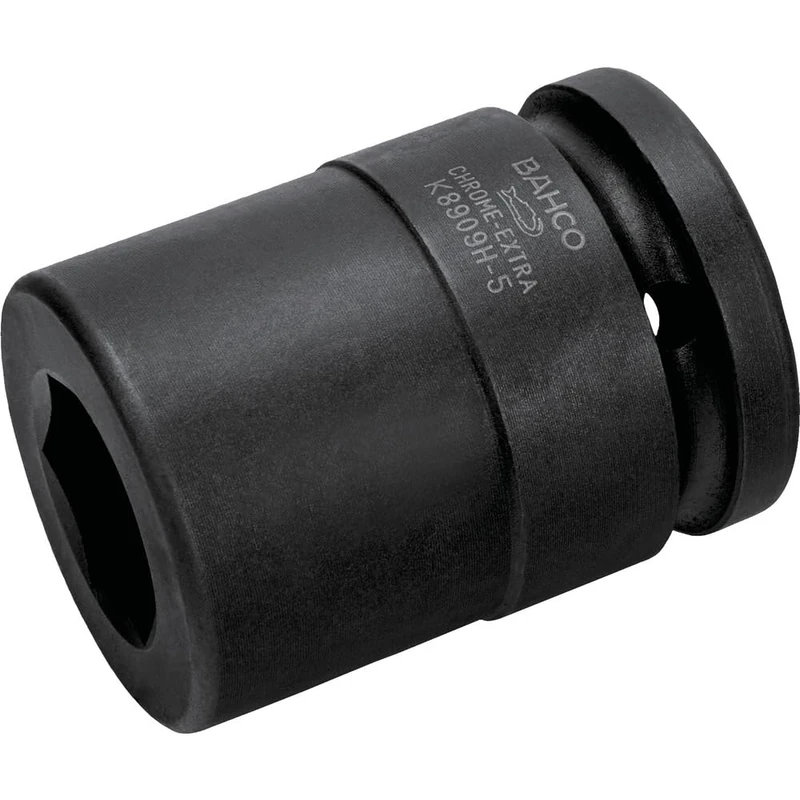Bahco K8909H-5 Adaptor Bit Holder with Inside Hexagon, Black, 3/4-Inch