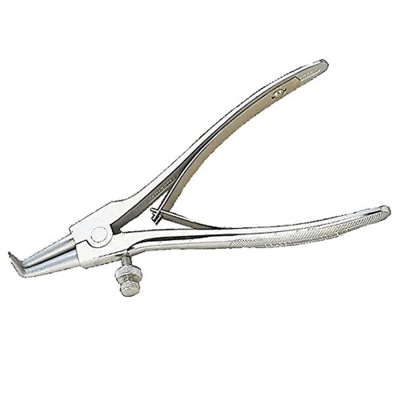 Bahco 2466 B10 External Circlip Pliers with 90 Degree Offset Jaws, Silver110 mm