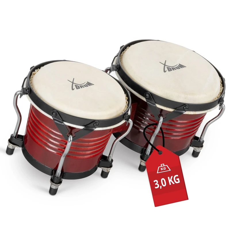 XDrum Bongo Pro Wine Red