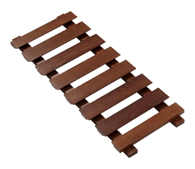 American Metalcraft RG5341 Glass Racks and Holder, Stemware Display, 35" L x 14" W, Dark Brown Espresso