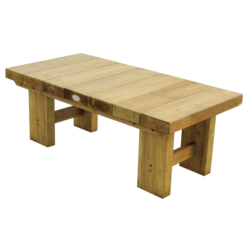 Forest Garden Forest Low Level Sleeper Table 1.2 m, Pressure Treated