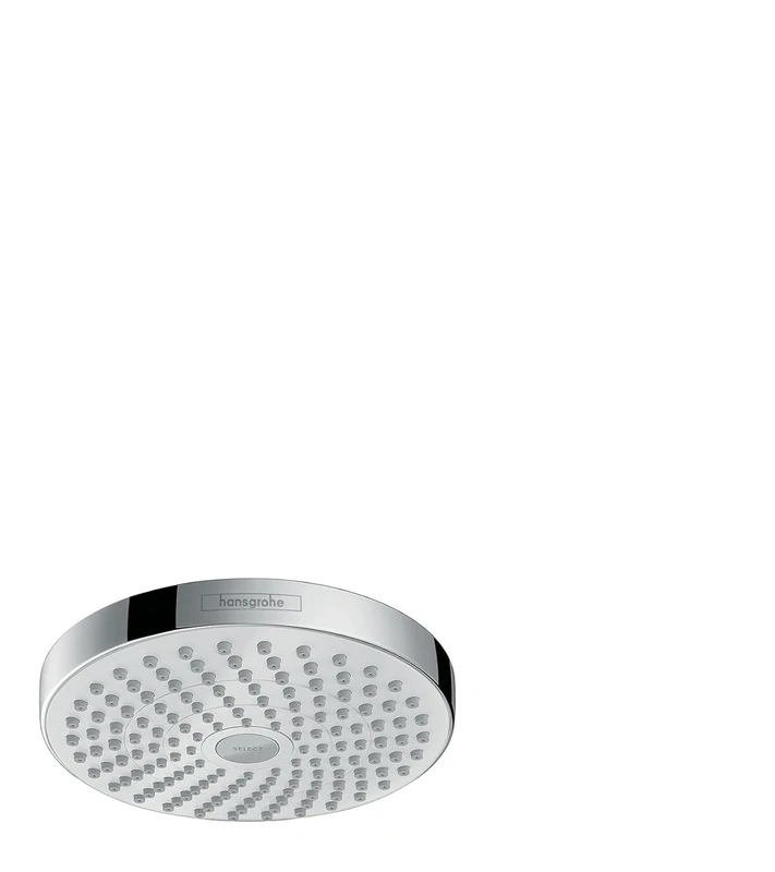 hansgrohe Croma Select S 180 overhead shower with 2 spray modes, white/chrome 26522400