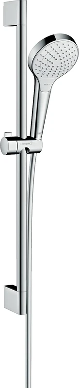 hansgrohe Croma Select S Shower set 110 Vario water-saving 9 l/min with shower rail 65 cm, white/chrome, 26563400