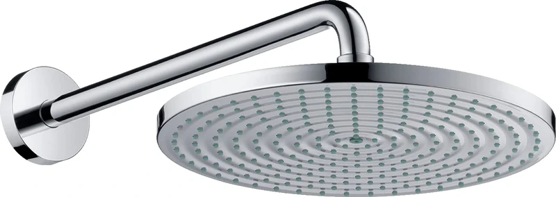 hansgrohe Raindance S Overhead shower 300 1 spray water-saving 9 l/min with shower arm, chrome, 26601000