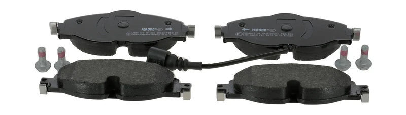 FERODO Brake Pads | FDB4433 | OE-Matching Quality | Eco-Friction Fuse+ Technology | Pack of 4