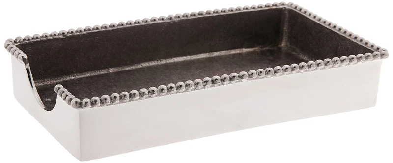 MARIPOSA 2242-G Beaded Guest Towel Box, 100% Recycled Aluminum