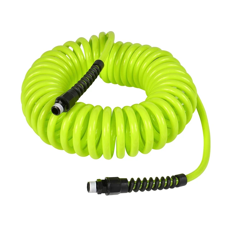 Legacy Manufacturing LP1425AFZ Recoil Air Hose, ZillaGreen, 1/4" x 25 Feet
