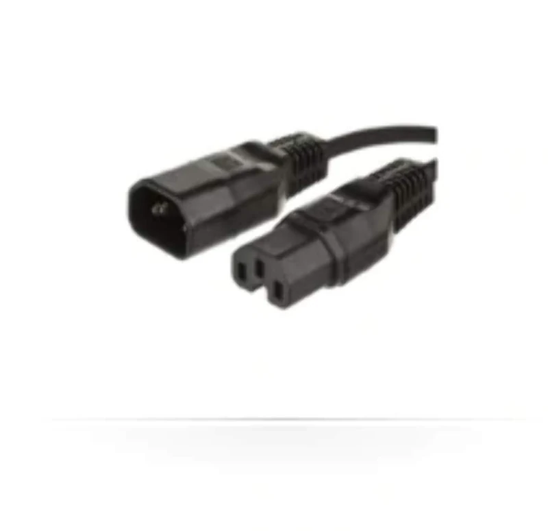 Microconnect 3m, C14 - C15 3m C14 coupler C13 coupler Black - power ca - Image 1