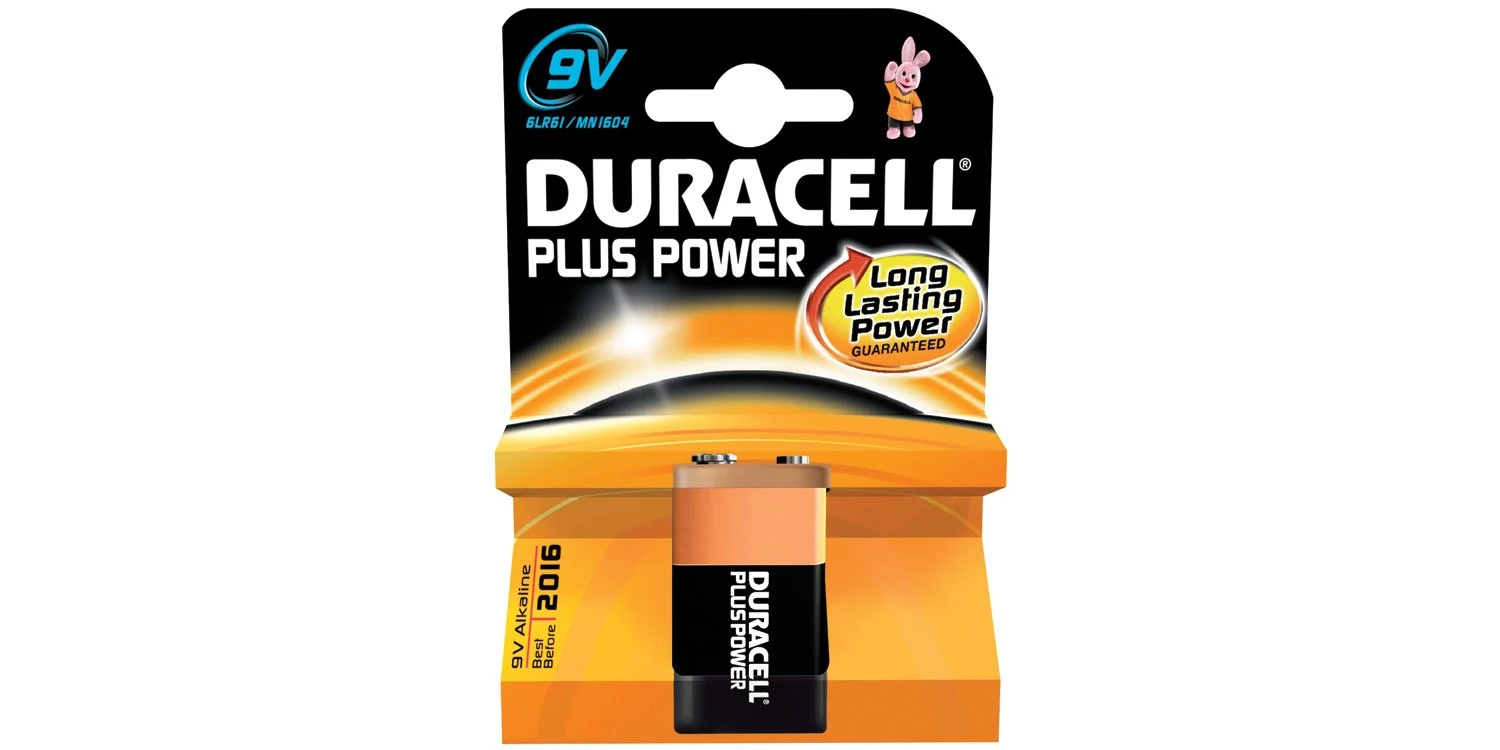 Duracell Plus Power 9V Battery