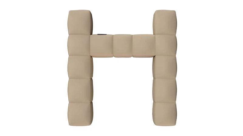 Pigro Felice - Modul'Air Single Inflatable Pool Backrest - Durable Materials - Long Life - Premium - Sand