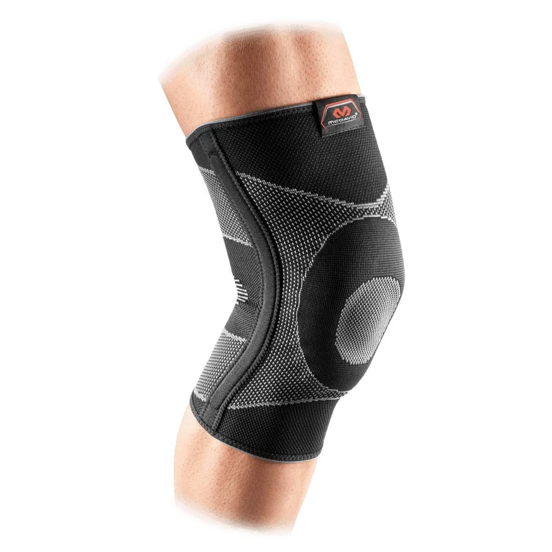 McDavid Men's Elastic Knee Support Sleeve, Black, Large